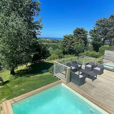 Maison La Corniche Basque Avec Piscine Et Vue Ocean *