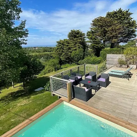 Maison La Corniche Basque Avec Piscine Et Vue Ocean *